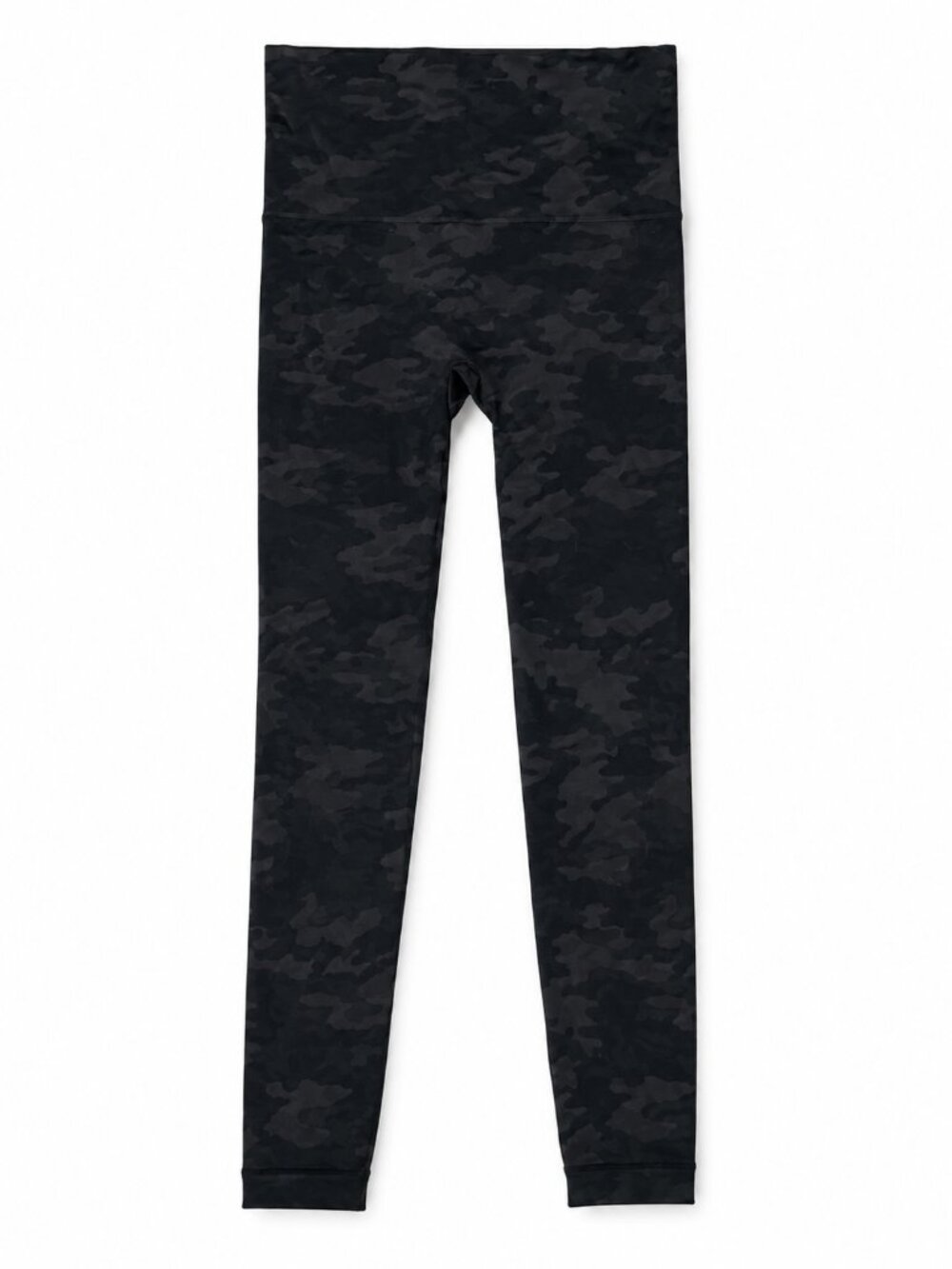 SPANX Black Camo Leggings Size M High Rise
